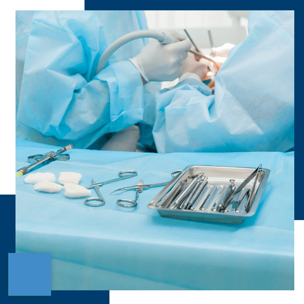 surgery-fusion surgeons with tools next to them