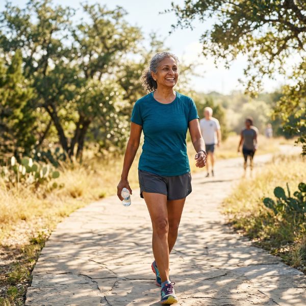 woman walking